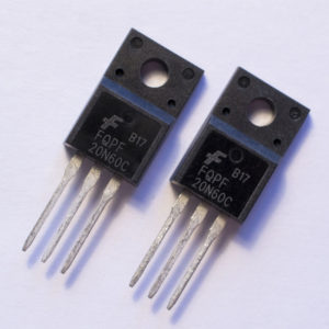 FQPF20N60C, N-Ch 600V 20A 0.37Ω [TO-220F]