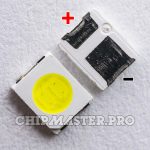 Светодиод 2835 SMD 3V 1W [HONGLI TRONIC] HL-A-3528D49W-2-S1-08-PCT-RM