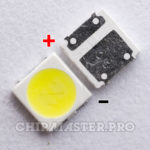 Светодиод 3030 SMD 6V 2W [Everlight] 62-123PAN3W/F155175MN7AS9C-T