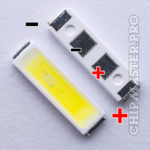 Светодиод 7020 SMD 3V 0.5W [Lextar] PT70AA3 W